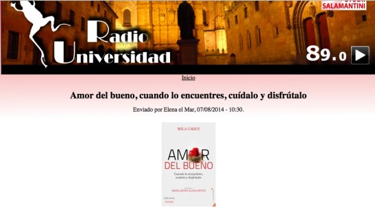 Radio Universidad Salamanca 8 Julio 2014