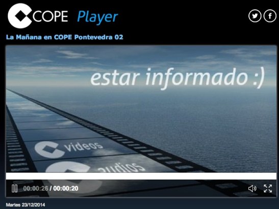 COPE Pontevedra 23 Diciembre 2014