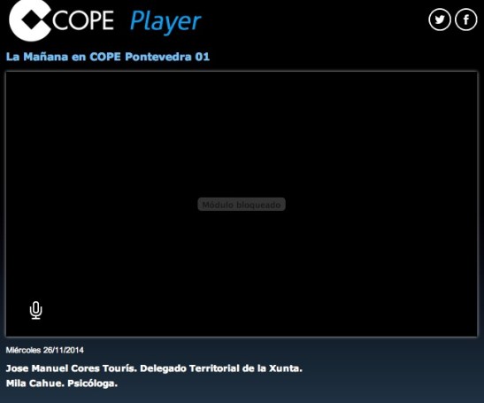 COPE Pontevedra 26 Nov 2014